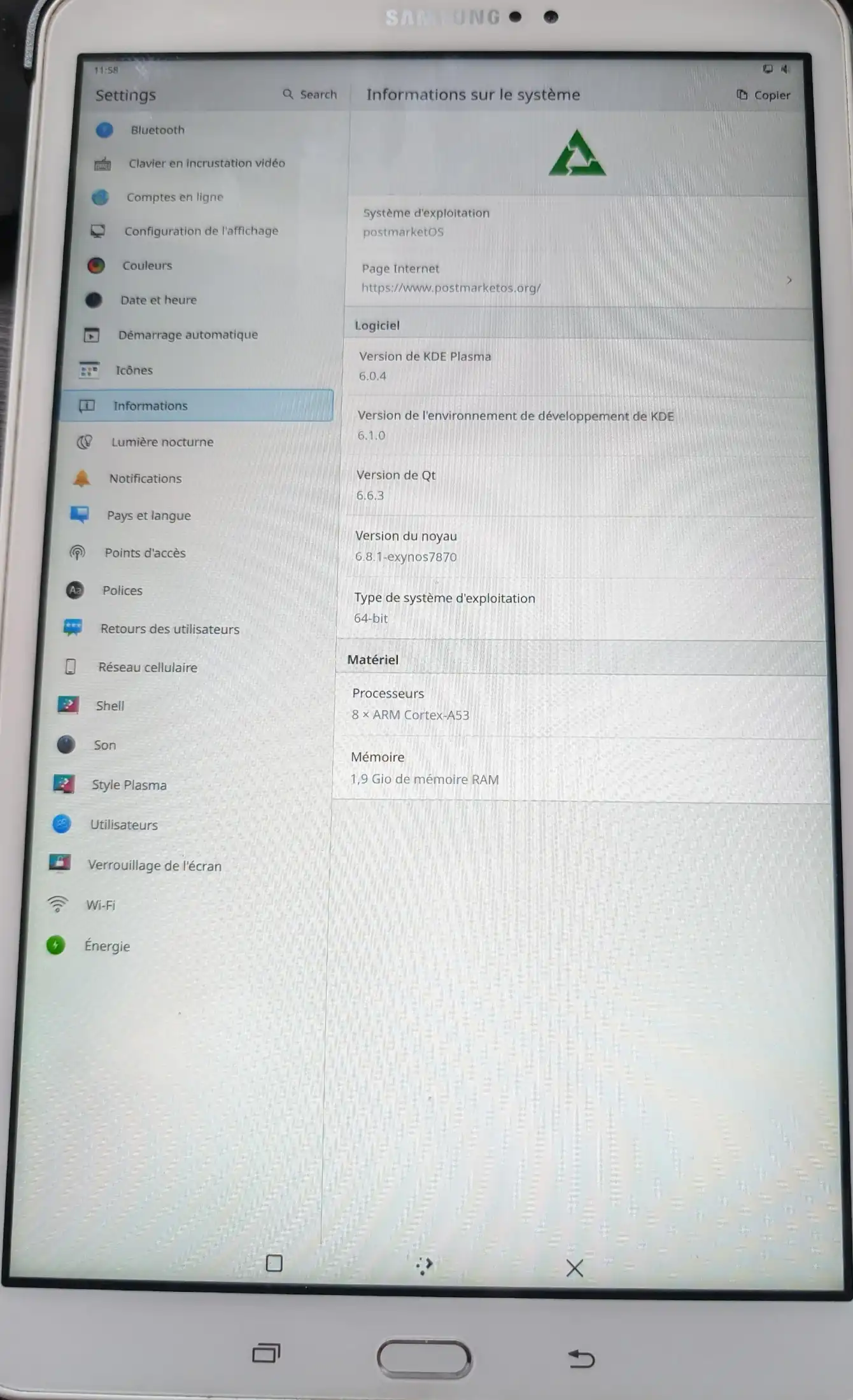 Linux Port on an Android ARM Device.